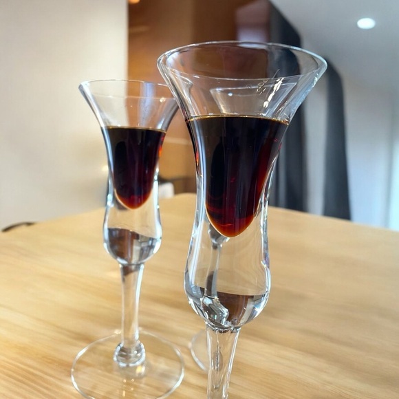 Holmegaard aperitif cordial glasses, set of three, vintage, no flaws, MCM - Picture 6 of 6